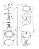 Agitator, basket and tub parts