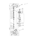 Kenmore 11020132001 gearcase parts diagram