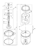 Agitator, basket and tub parts