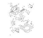 Kenmore 11025064500 top and lid parts diagram