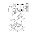 Kenmore 11026422501 machine base parts diagram