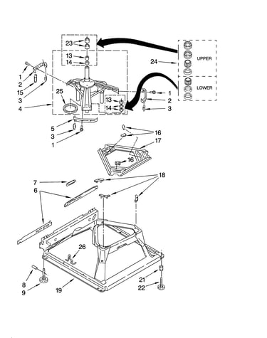 Machine base parts