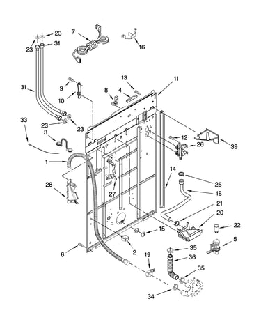 Rear panel parts