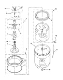 Agitator, basket and tub parts