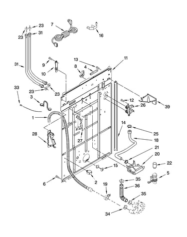 Rear panel parts