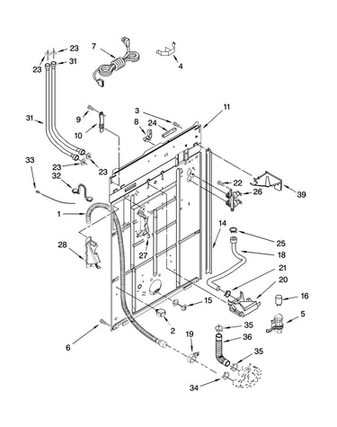 Rear panel parts