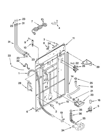 Rear panel parts