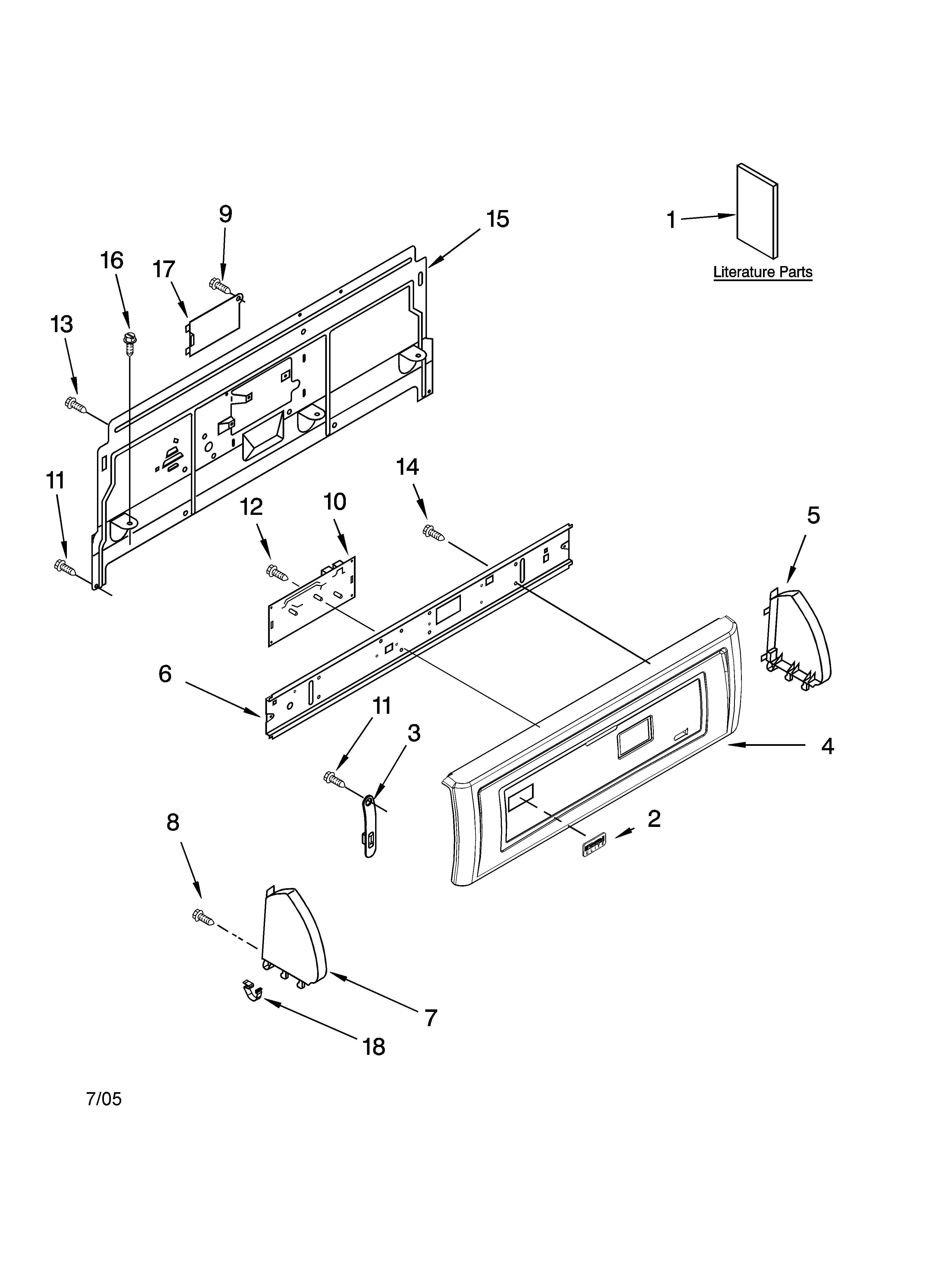 CONSOLE PANEL PARTS