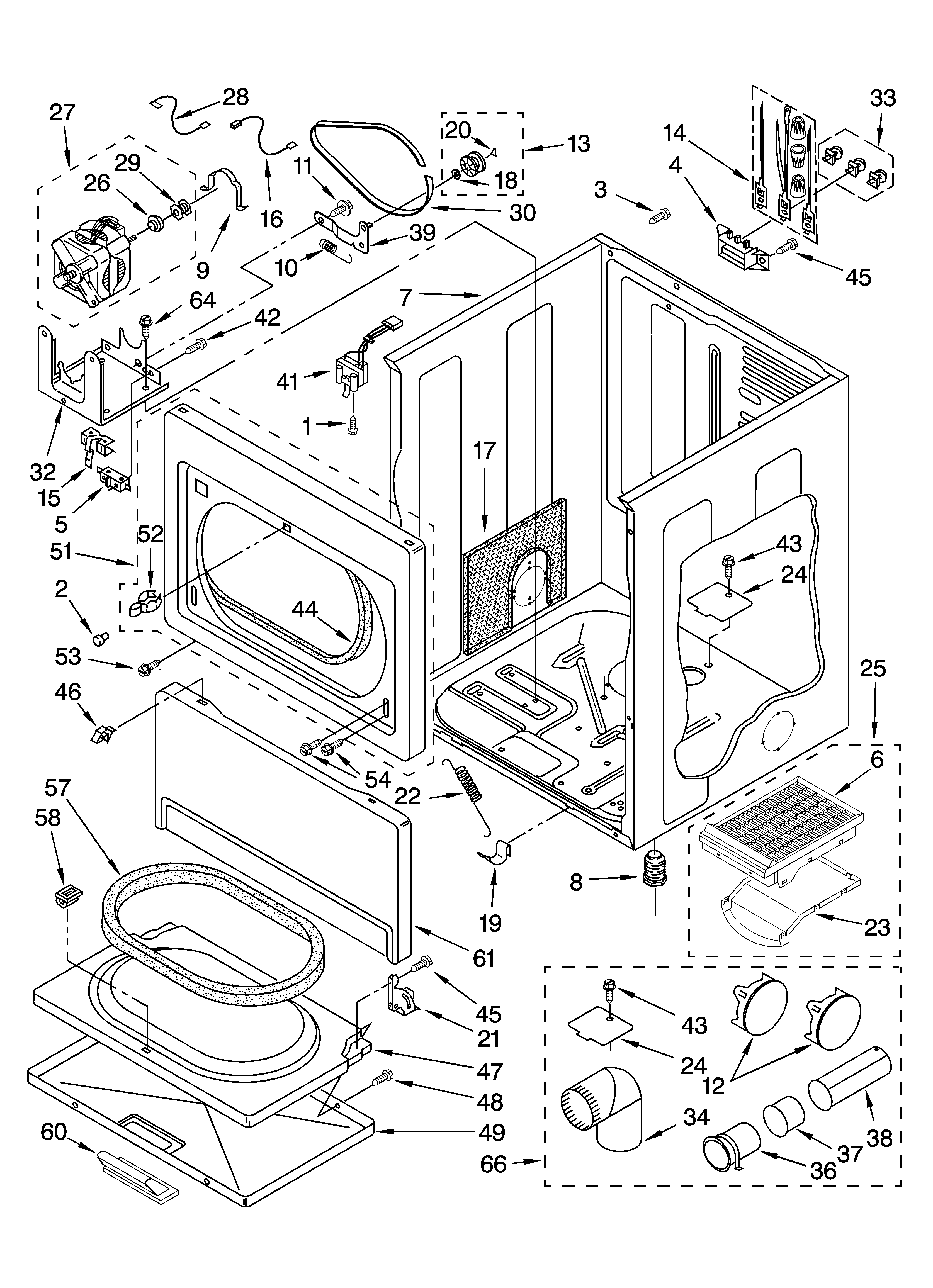 Cabinet parts