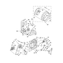 Kenmore 11066662500 bulkhead parts, optional parts (not included) diagram