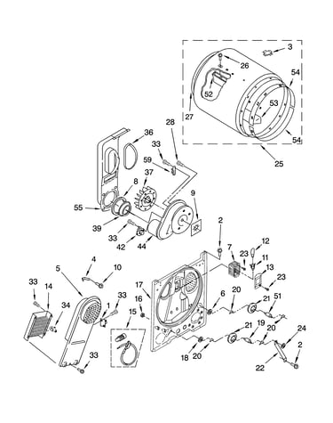 Bulkhead parts, optional parts (not included)