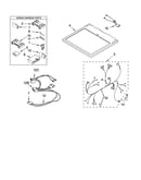Dryer top parts, optional parts (not included)