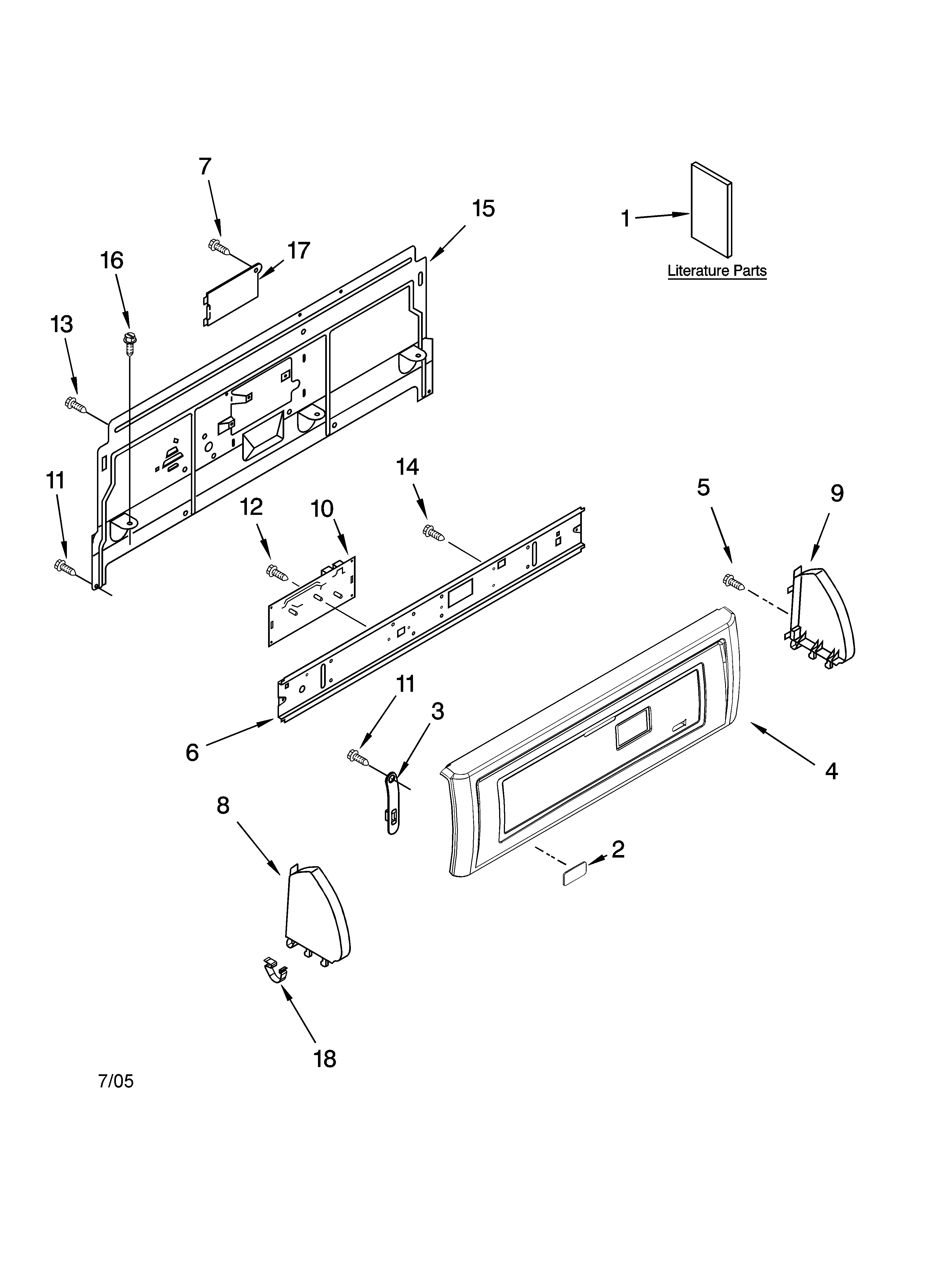 CONSOLE PANEL PARTS