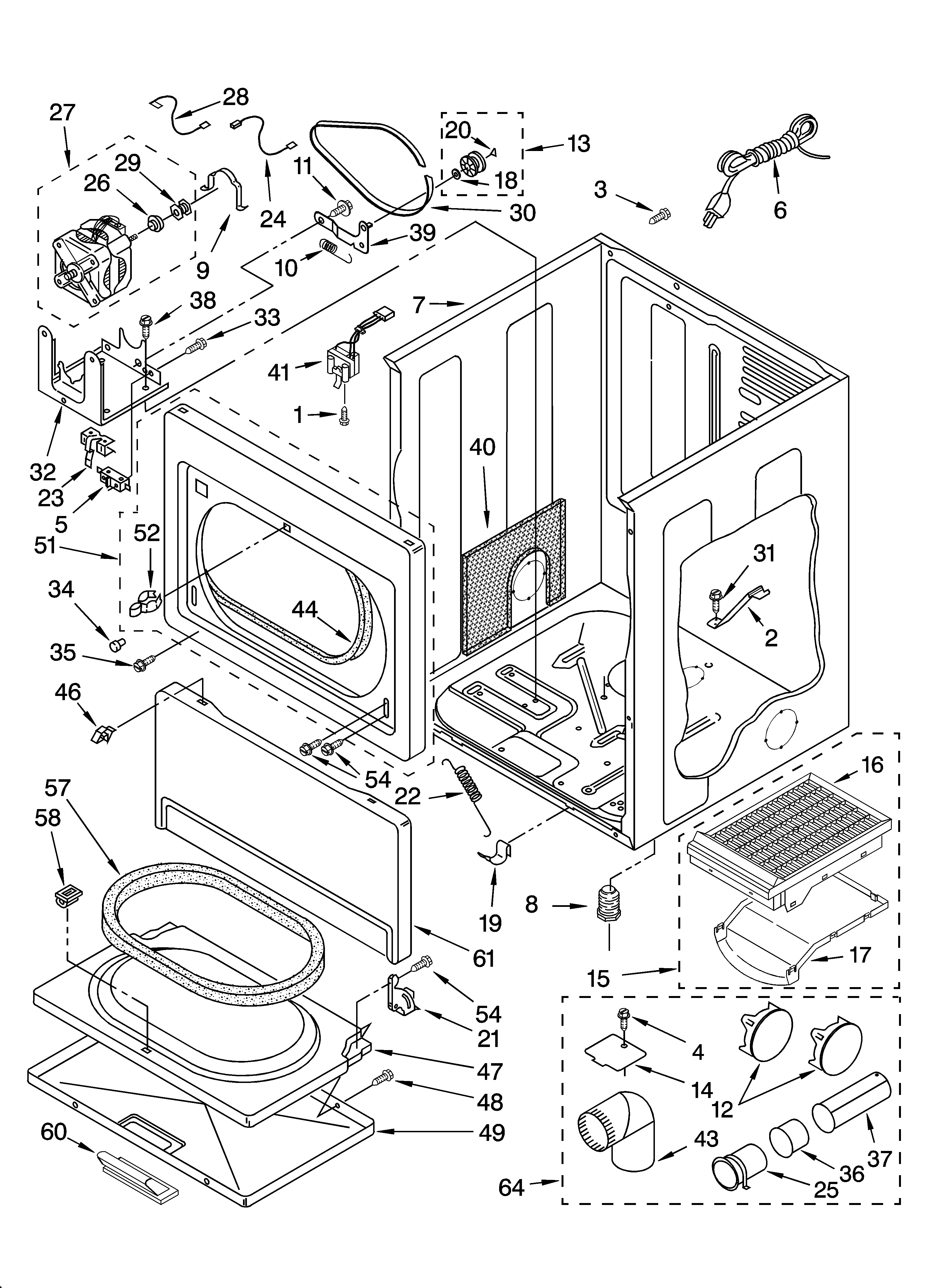 Cabinet parts
