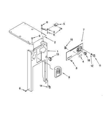 Panel and control parts