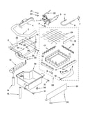 Evaporator ice cutter grid and water parts
