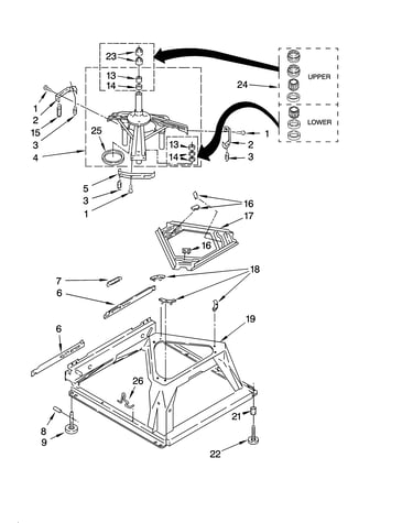 Machine base parts