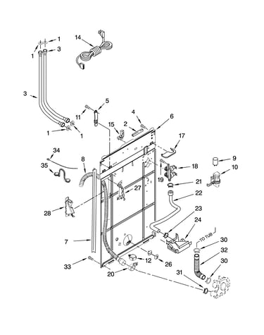 Rear panel parts