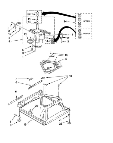 Machine base parts
