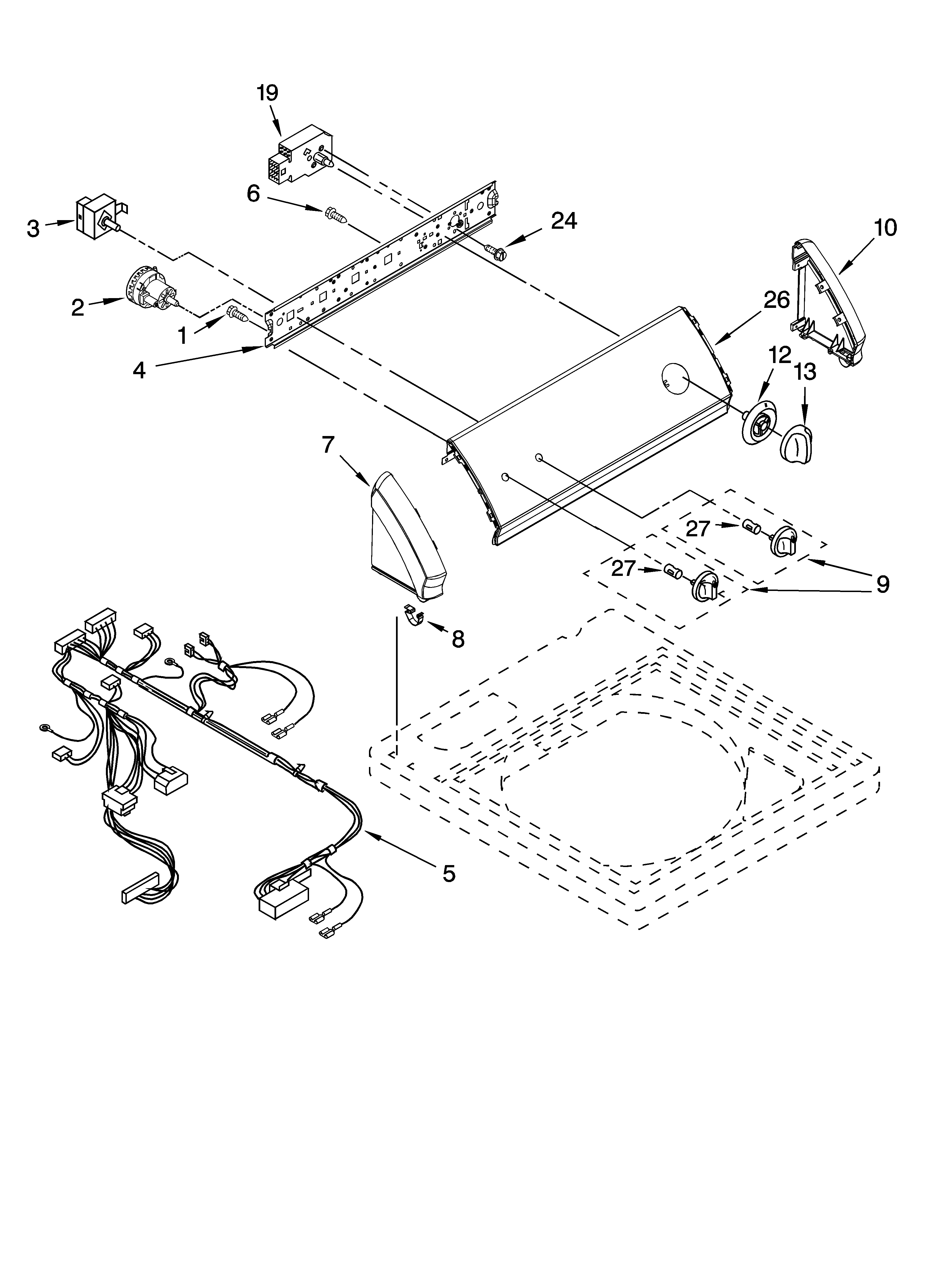 Control panel parts