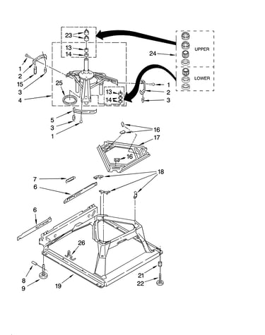 Machine base parts