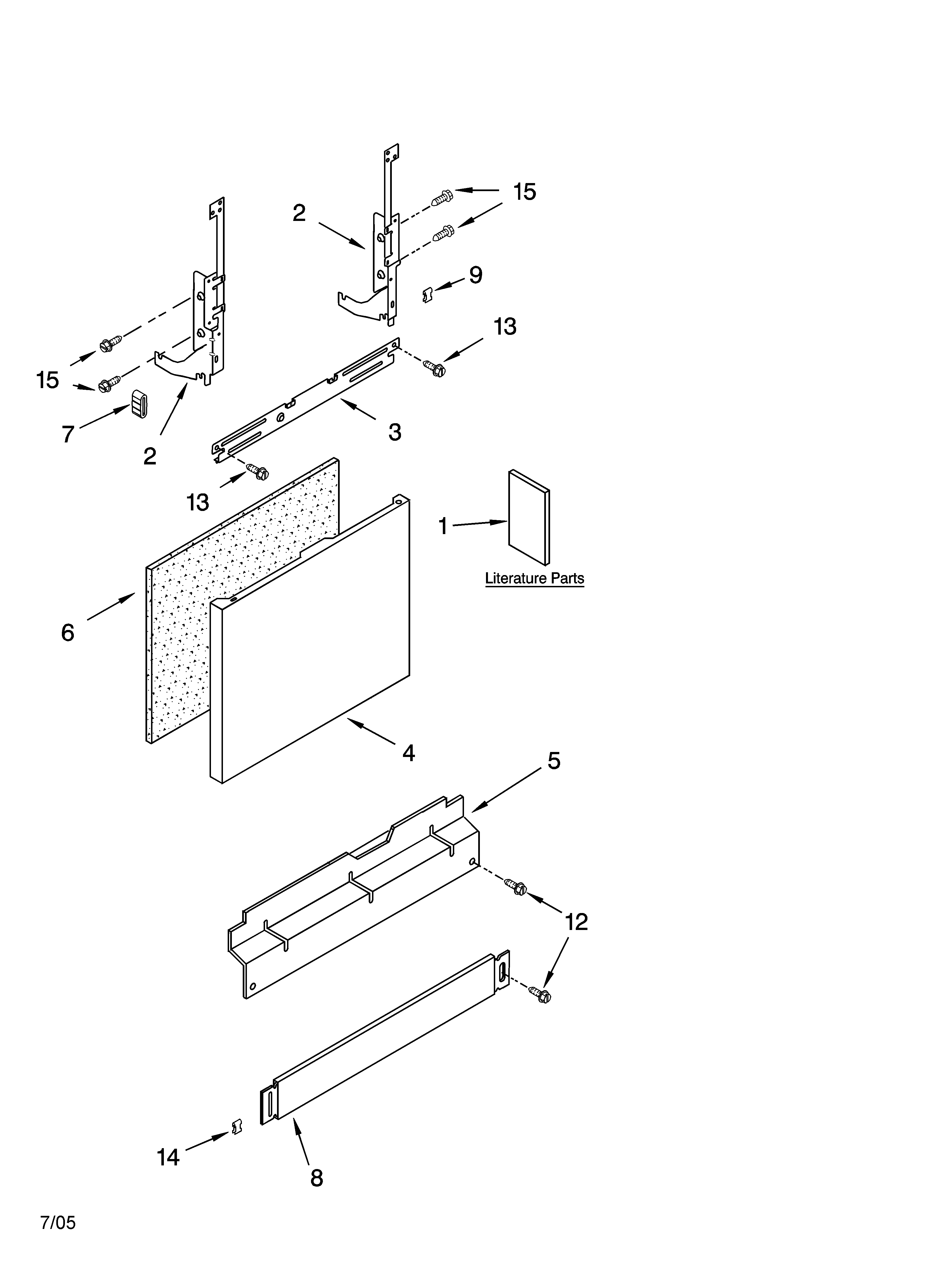 Door and panel parts