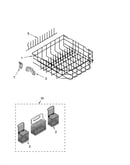 Lower rack parts, optional parts (not included)