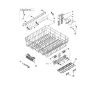Kenmore 66516033402 upper rack and track parts diagram