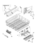 Upper rack and track parts
