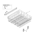 Upper rack and track parts
