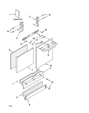 Door and panel parts