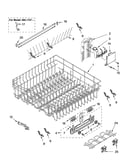Upper rack and track parts