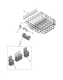 Lower rack parts, optional parts (not included)