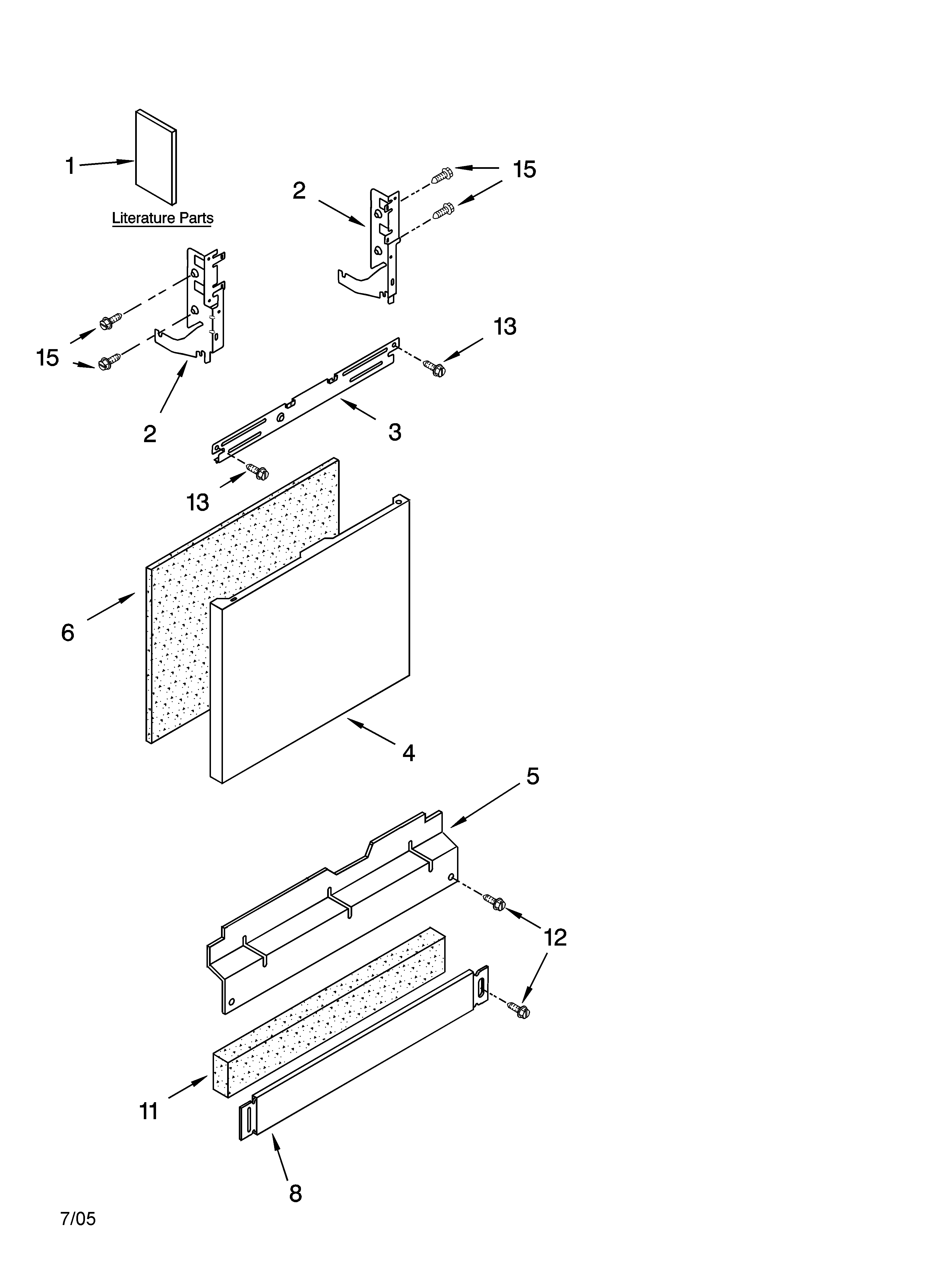 Door and panel parts