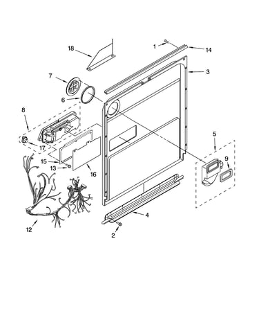 Door and latch parts