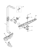 Upper wash and rinse parts