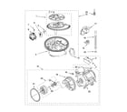 Kenmore Elite 66516293402 pump and motor parts diagram