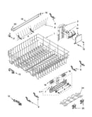 Upper rack and track parts