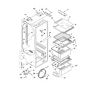 Kenmore 10655562501 refrigerator liner parts diagram