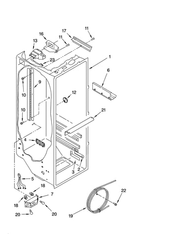 Refrigerator liner parts