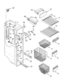 Freezer liner parts