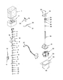 Motor and ice container parts