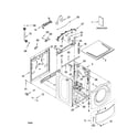Kenmore 11046462500 top and cabinet parts diagram
