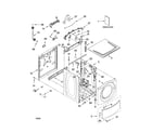 Kenmore 11046462500 top and cabinet parts diagram