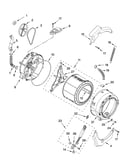 Tub and basket parts, optional parts (not included)