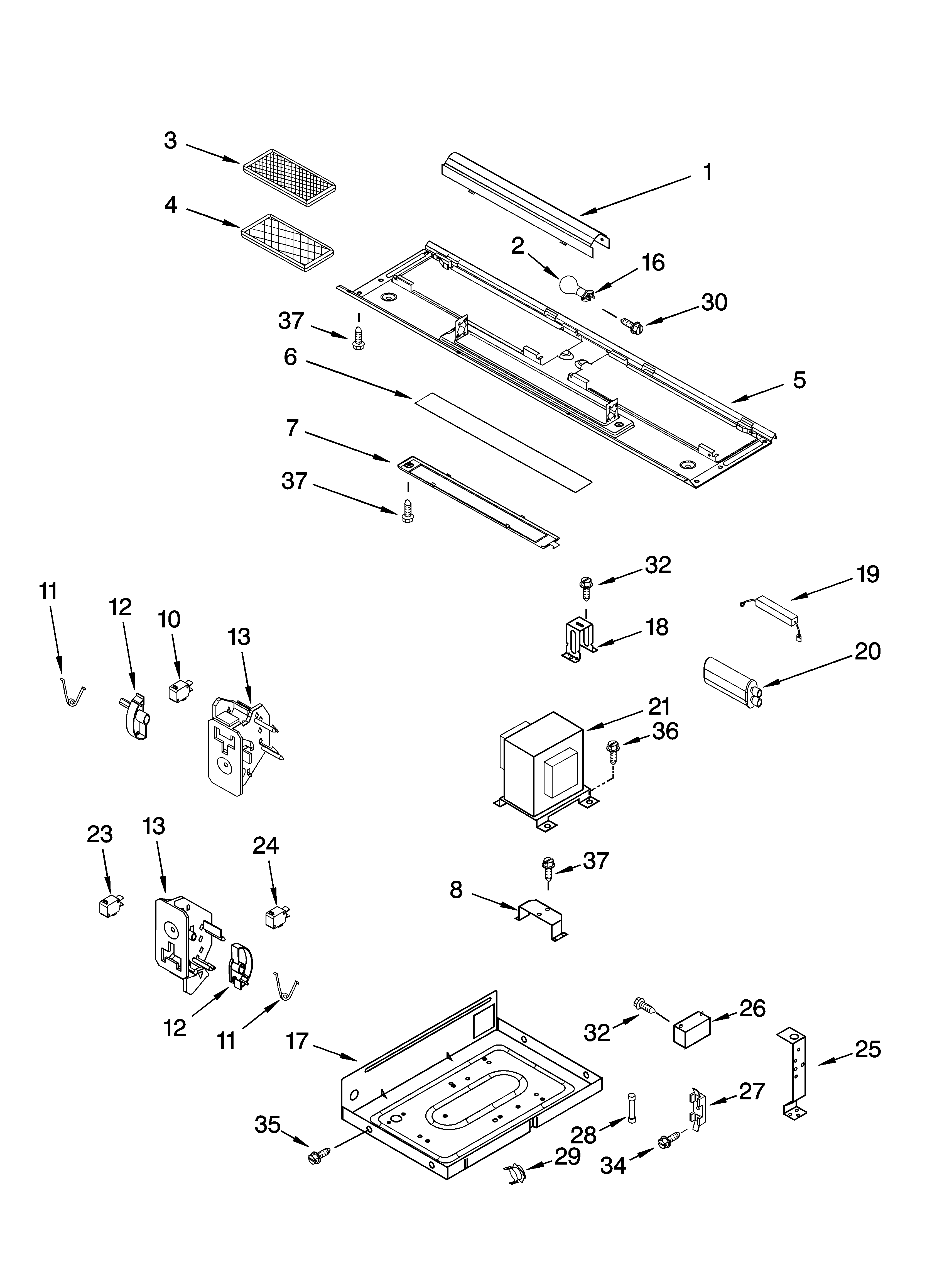 INTERIOR AND VENTILATION PARTS