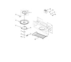 Kenmore 66562612201 magnetron and turntable parts diagram