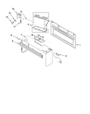Cabinet and installation parts