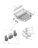 Lower dishrack parts, optional parts (not included)