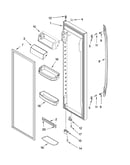 Refrigerator door parts